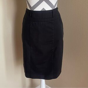 Apt. 9 Black Tailored Pencil Skirt - Size: 4